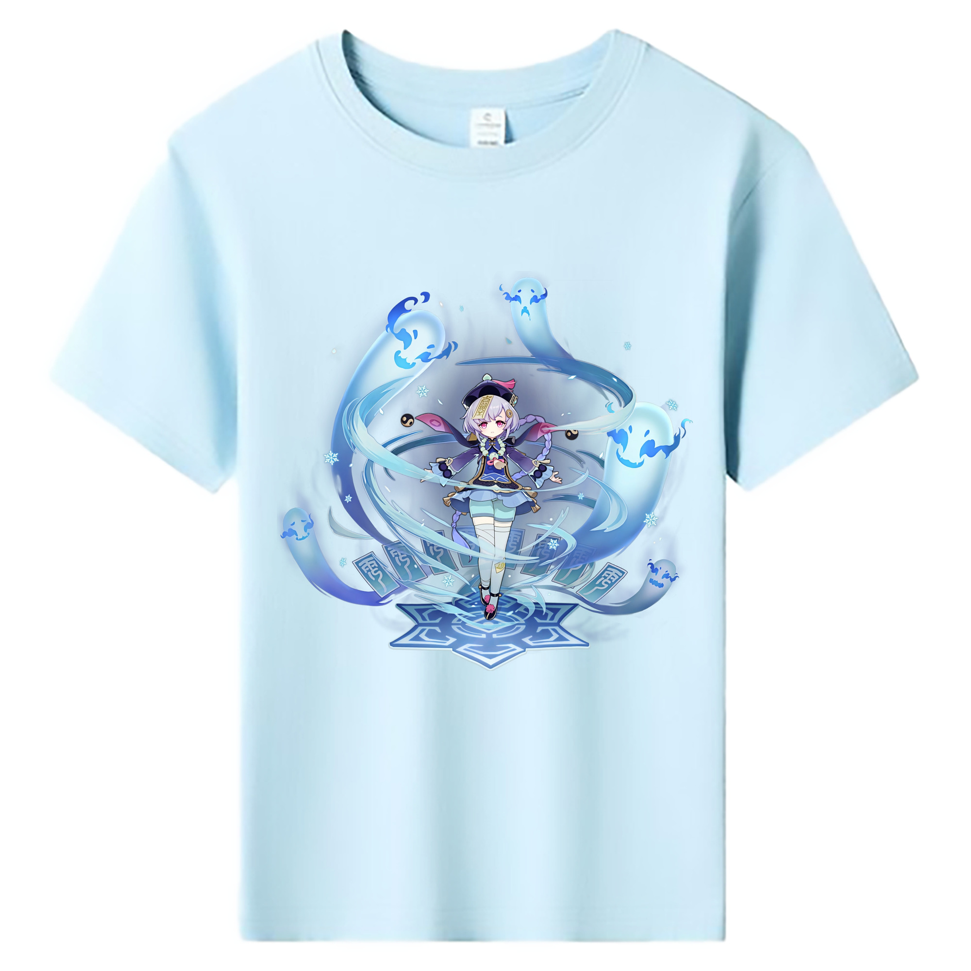 げんし神 七七 なな  genshin Nana 綿100％キッズTシャツ（フロントプリント）